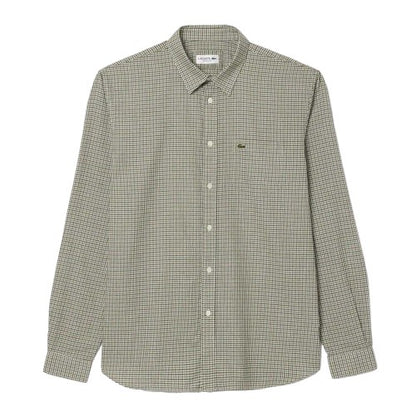 Front - Lacoste Mens Flannel Regular Shirt