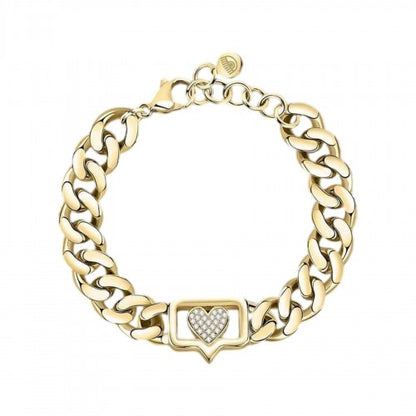 Front - Chiara Ferragni Stainless Steel Eye Bracelet