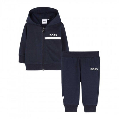 Front - Boss Baby Fleece Tracksuit Set