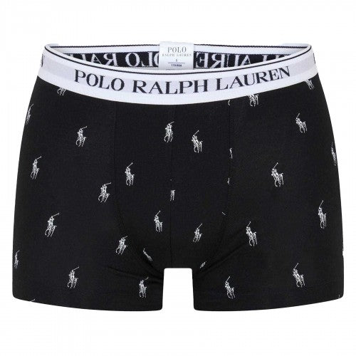 Front - Ralph Lauren Mens Polo Polo Cotton Boxer Briefs (Pack of 3)