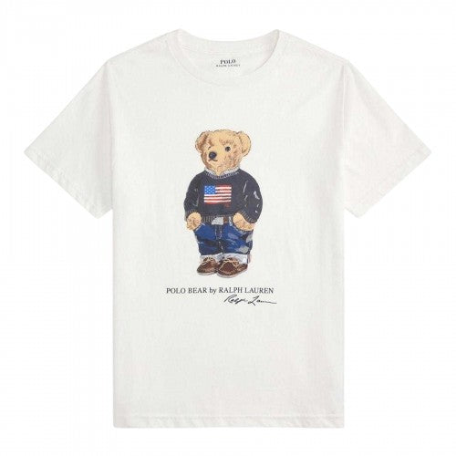 Front - Ralph Lauren Childrens/Kids Polo Bear Bear T-Shirt