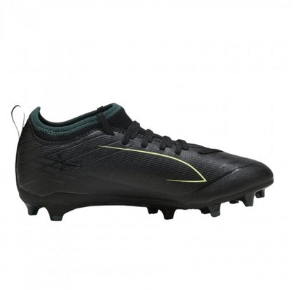 Front - Puma Childrens/Kids Ultra 6 Match Striped Firm Ground Football Boots