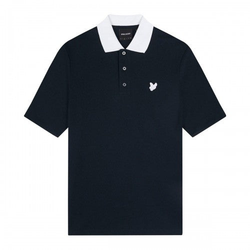 Front - Lyle & Scott Mens Tonal Ringer Polo Shirt