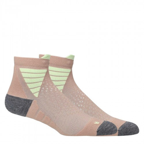 Front - Asics Unisex Adult Fuji Quarter Snug Fit Running Socks