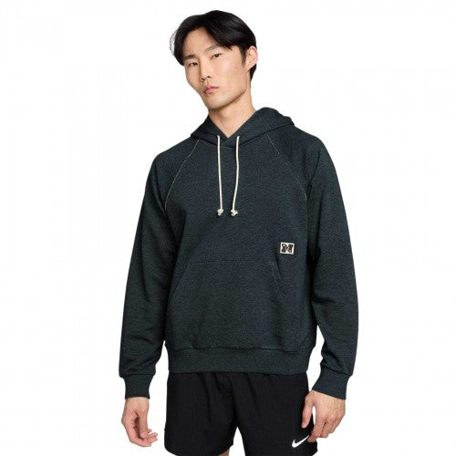 Front - Nike Mens Heritage Logo Pullover Hoodie