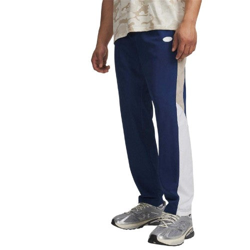Front - Under Armour Mens Rival Colour Block Tracksuit Bottoms