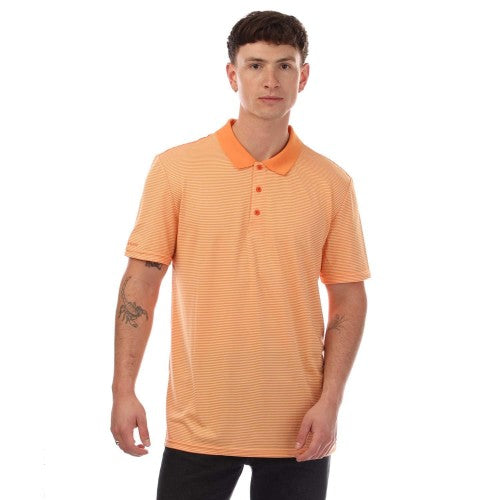 Front - Lyle & Scott Mens Micro-Stripe Golf Polo Shirt