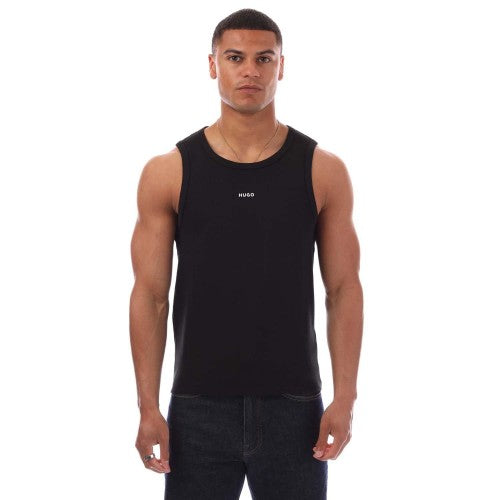 Front - Hugo Mens Dapota Logo Tank Top