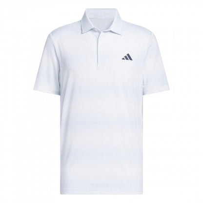 Front - Adidas Mens Ultimate 365 Stripe Mesh Polo Shirt