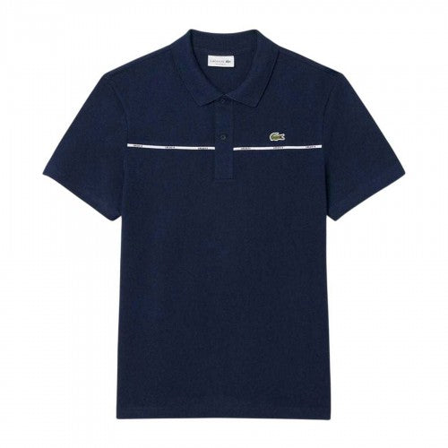 Front - Lacoste Mens Logo Collared Polo Shirt