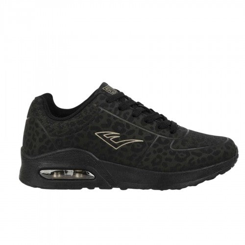 Front - Everlast Womens/Ladies Kaiso Leopard Print Trainers