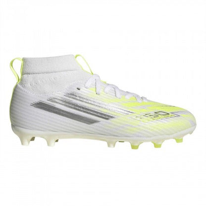 Front - Adidas Childrens/Kids F50 Sparkfusion Lace Up Firm Ground Football Boots