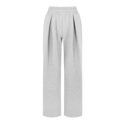 Front - Maniere De Voir Womens/Ladies Box Pleat Straight Leg Joggers