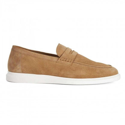 Front - Dune London Mens Suede Loafers