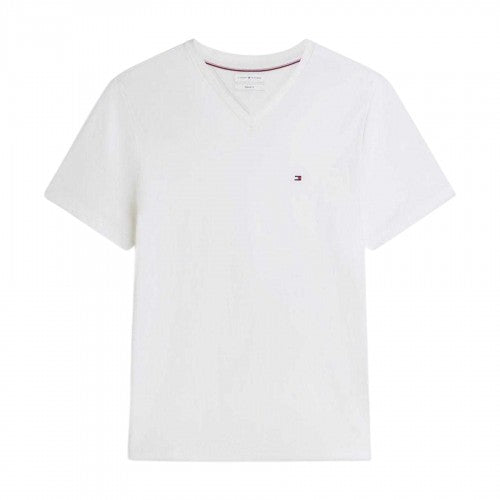 Front - Tommy Hilfiger Mens Essential Logo Regular T-Shirt
