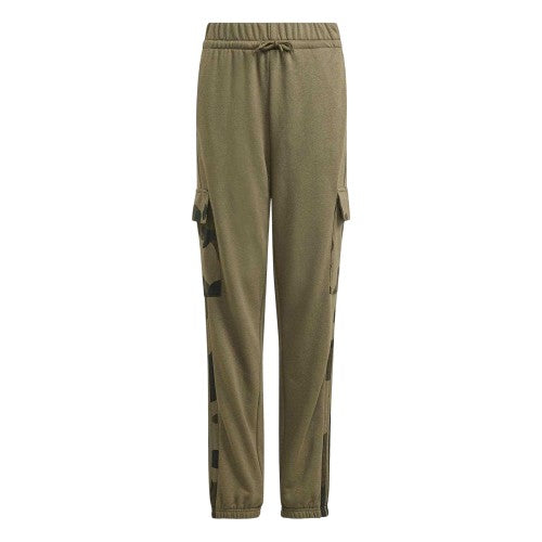 Front - Adidas Boys 3S Cargo Trousers