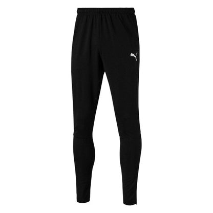 Front - Puma Mens Liga Tapered Tracksuit Bottoms