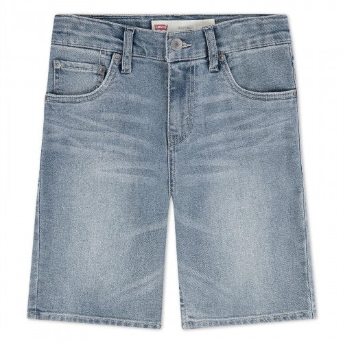 Front - Levis Boys 511 Faded Slim Shorts