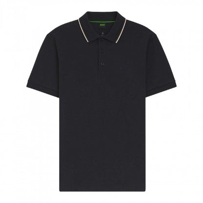 Front - Boss Mens Pique Collared Polo Shirt
