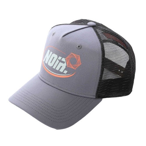 Front - Societe Noir Mens Wordmark Logo Trucker Cap