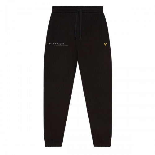 Front - Lyle & Scott Mens Co-Ordinate Printed Slim Jogging Bottoms