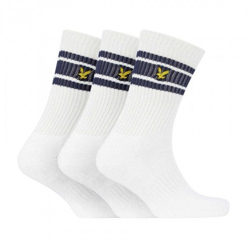 Front - Lyle & Scott Mens Grant Sports Socks (Pack of 3)