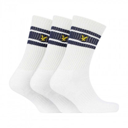 Front - Lyle & Scott Mens Grant Sports Socks (Pack of 3)