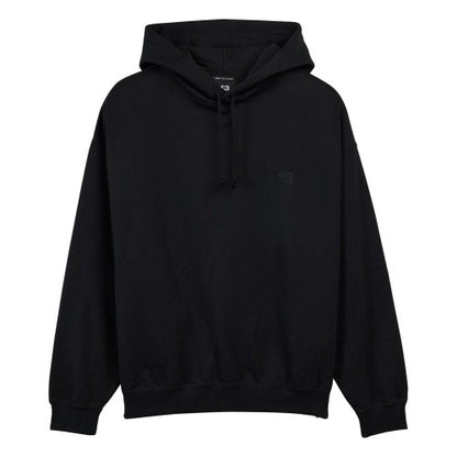 Front - Y-3 Mens Brushed Terrycloth Hoodie