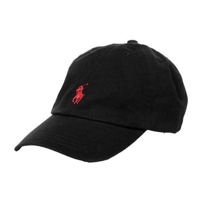 Front - Ralph Lauren Logo Cotton Baseball Cap