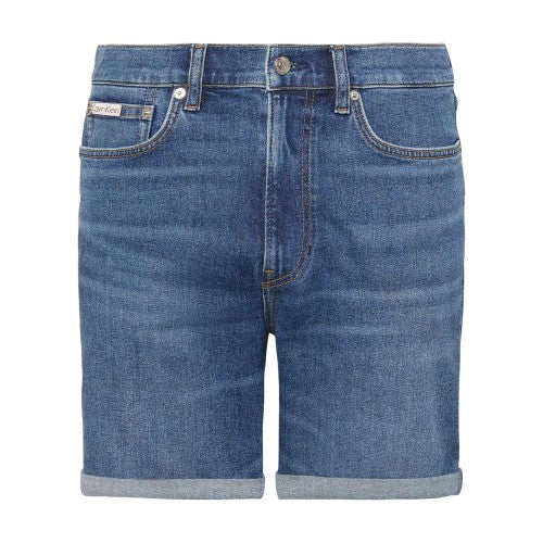 Front - Calvin Klein Mens Hampton Denim Shorts