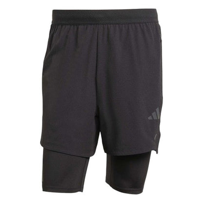Front - Adidas Mens PrimeLift Running Shorts