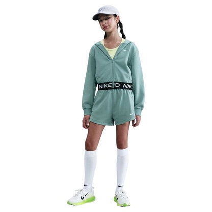 Front - Nike Girls Pro Dri-FIT Shorts