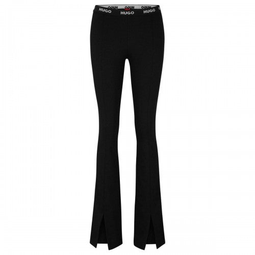 Front - Hugo Boss Womens/Ladies Haskanna Slim Trousers
