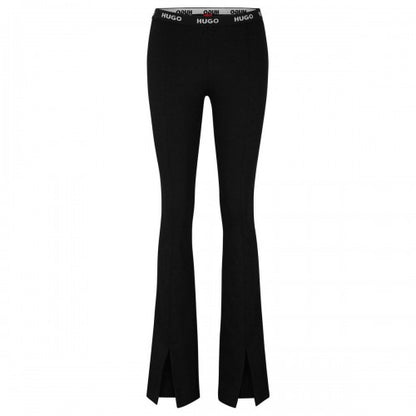 Front - Hugo Boss Womens/Ladies Haskanna Slim Trousers