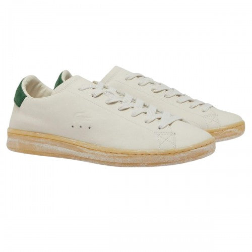 Front - Lacoste Mens Carnaby Set Leather Trainers