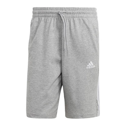 Front - Adidas Mens Essentials 3 Stripes Shorts
