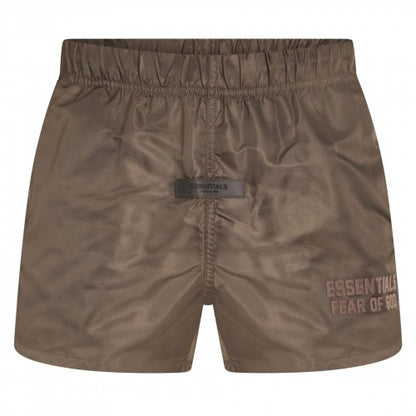 Front - Fear Of God Essentials Unisex Adult Embroidered Logo Tapered Shorts