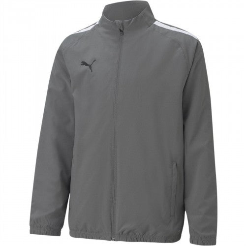 Front - Puma Childrens/Kids TeamLIGA Sideline Lightweight Tracksuit Top