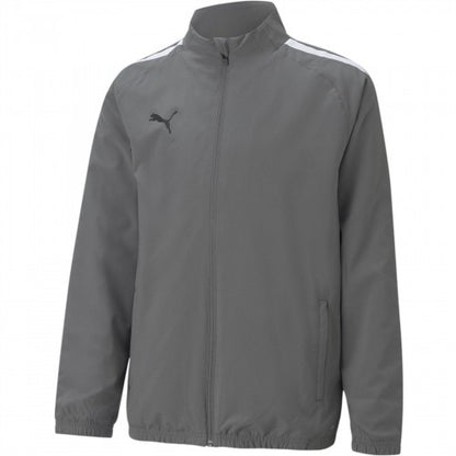 Front - Puma Childrens/Kids TeamLIGA Sideline Lightweight Tracksuit Top