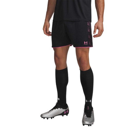 Front - Under Armour Mens Challenger Novelty Football Shorts
