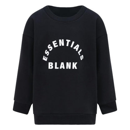 Front - Blank Essentials Boys Crew Neck Sweatshirt