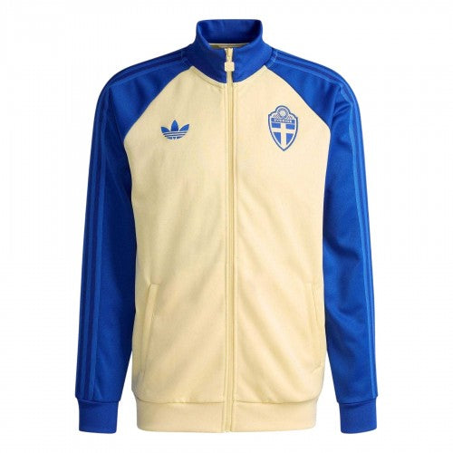 Front - Adidas Mens World Cup Sweden Relaxed Fit Track Top