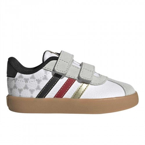 Front - Adidas Childrens/Kids VL Court 3.0 Trainers