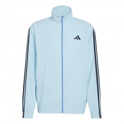 Front - Adidas Mens Stripes Tracksuit Top