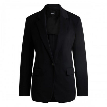 Front - Boss Womens/Ladies Jupa Relaxed Fit Jacket