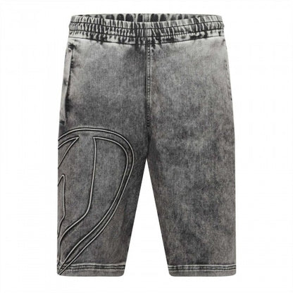 Front - Diesel Mens Enny Denim Shorts