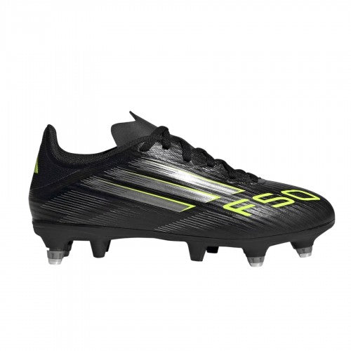 Front - Adidas Childrens/Kids F50 Academy Soft Ground Football Boots