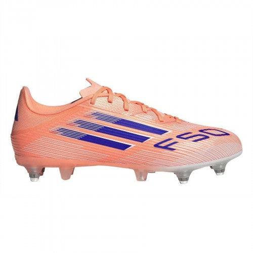 Front - Adidas Mens F50 League Soft Ground Football Boots