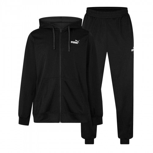Front - Puma Mens Hooded Long-Sleeved Tracksuit Set