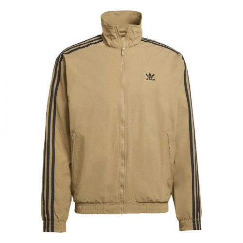 Front - Adidas Mens Firebird 3 Stripes Track Top